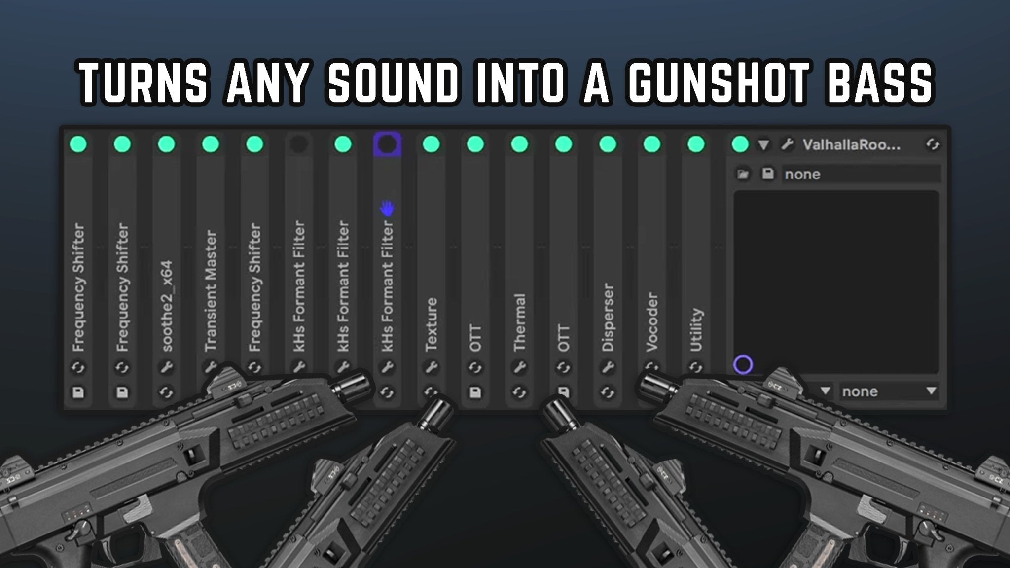 Gunshot Effect Rack for Ableton - Oversampled